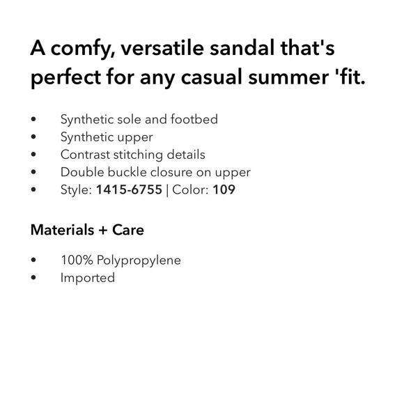 American Eagle AE Stitched Slide Sandals Natural Beige Tan Gold Buckles Size 10 - Picture 14 of 14